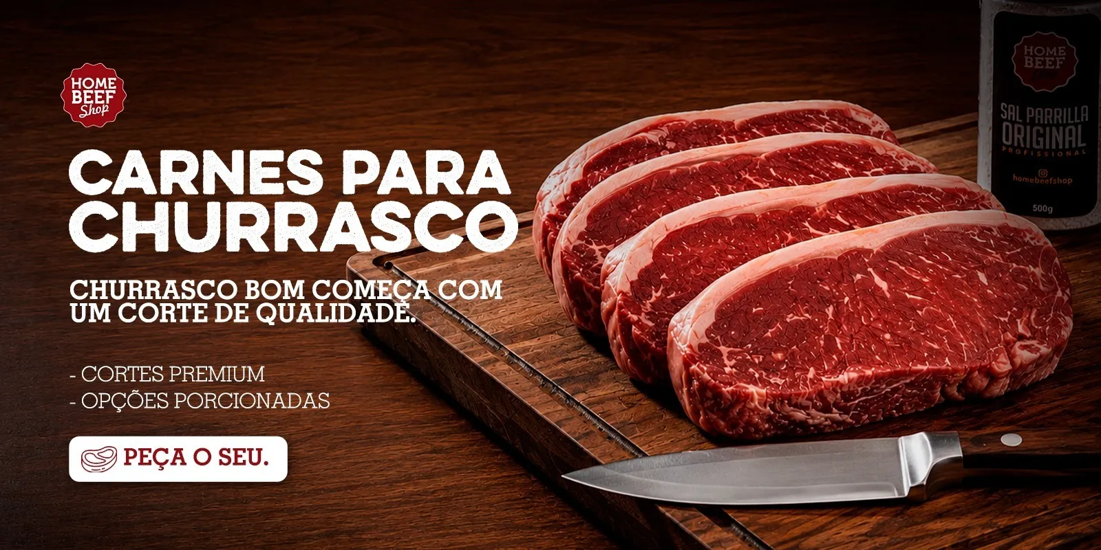 Carnes para churrasco