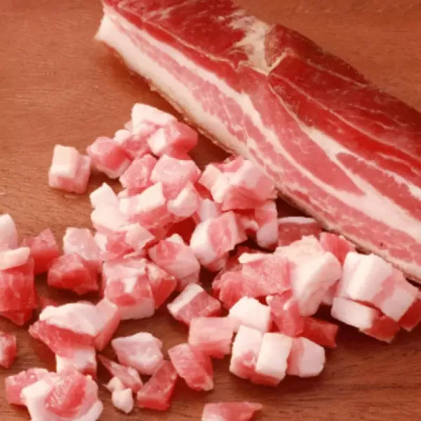 Bacon em cubinhos pct 250g