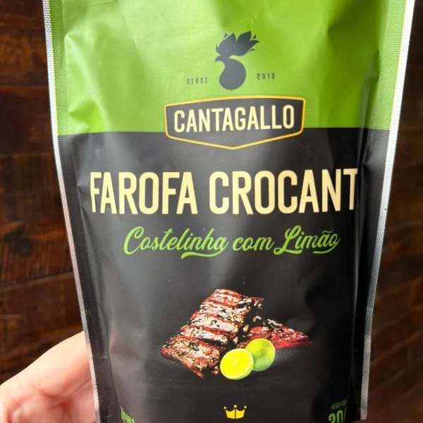 Farofa Canta Gallo de Costelinha com limão 200g