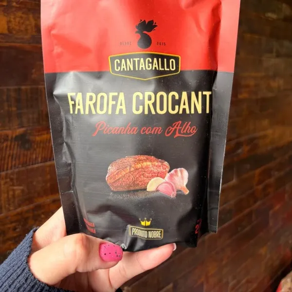 Farofa Canta Gallo de Picanha ao alho 200g