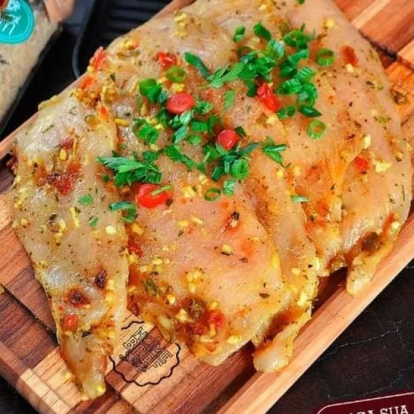 Filé do Peito de frango temperado