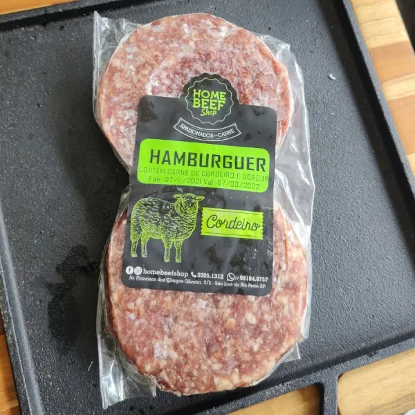 Hambúrguer de Cordeiro