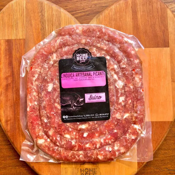 Linguiça Suína Artesanal Picante