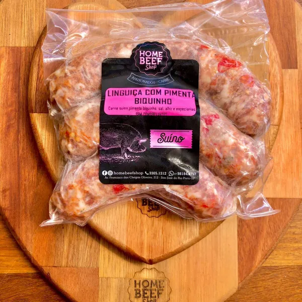 Linguiça Suína com Pimenta Biquinho