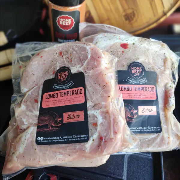 Lombo Suíno Temperado Chimichurri
