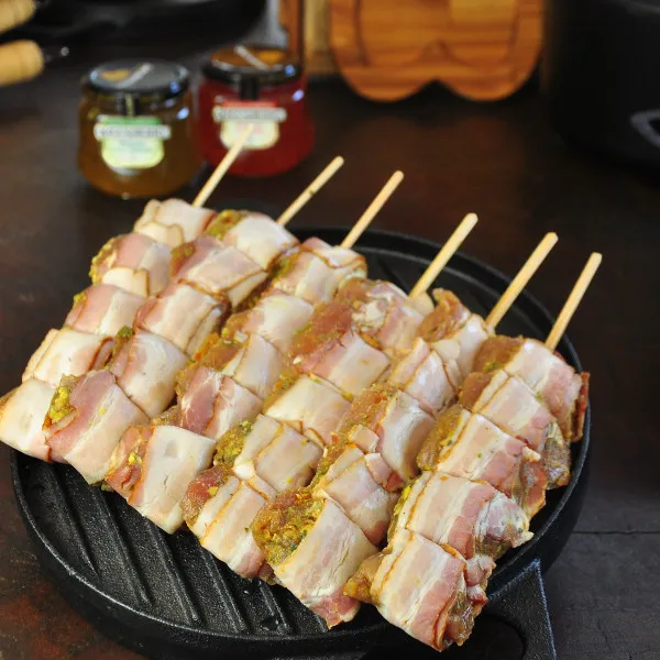 Medalhão suíno com bacon