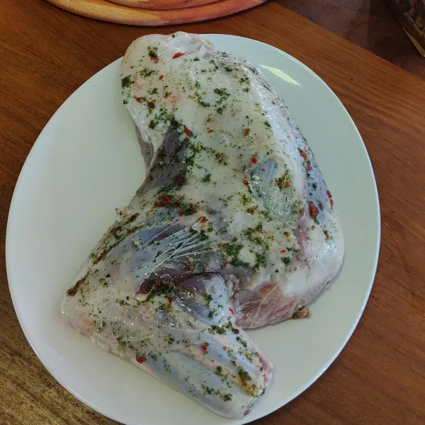Paleta de Cordeiro temperada
