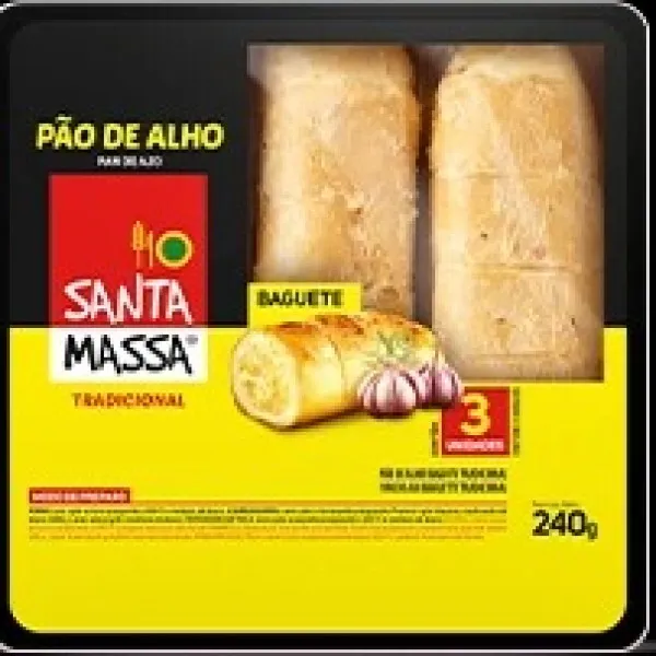 Pão de Alho Santa Massa 240g