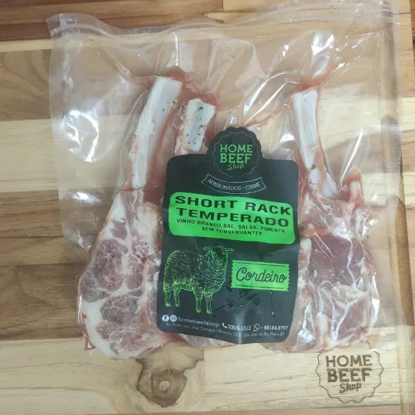 Short Rack porcionado temperado